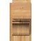 Ekena Millwork Olympic Block Rough Sawn Outlooker, Western Red Cedar, 8"W x 14"D x 14"H OUT08X14X14OLY05RWR - alternate 2